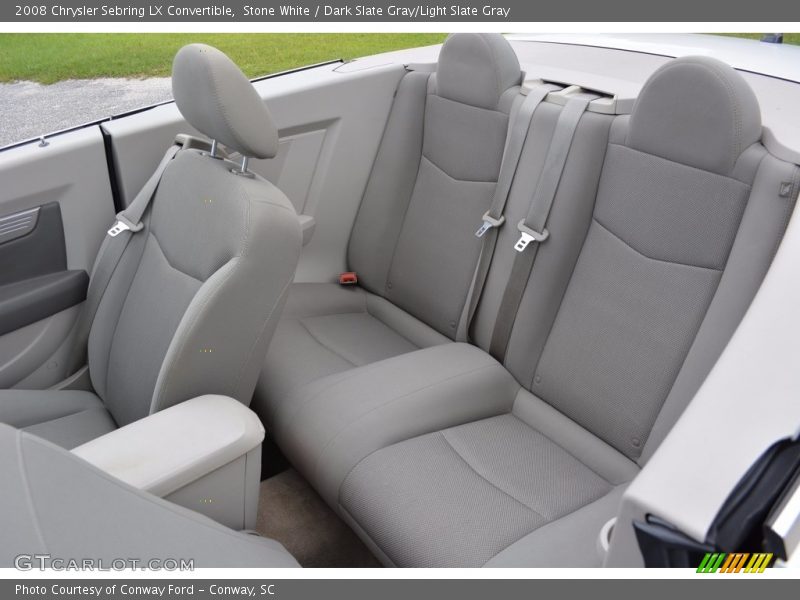 Stone White / Dark Slate Gray/Light Slate Gray 2008 Chrysler Sebring LX Convertible