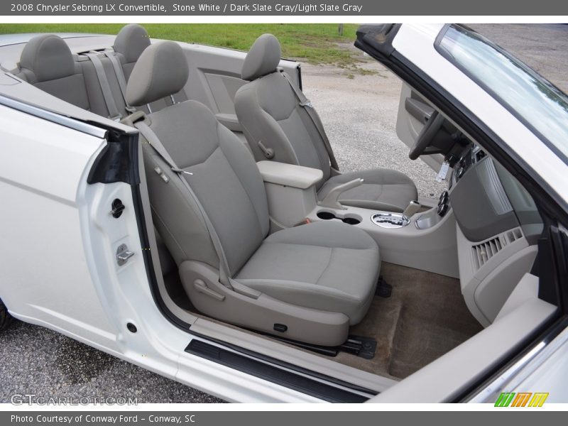 Stone White / Dark Slate Gray/Light Slate Gray 2008 Chrysler Sebring LX Convertible