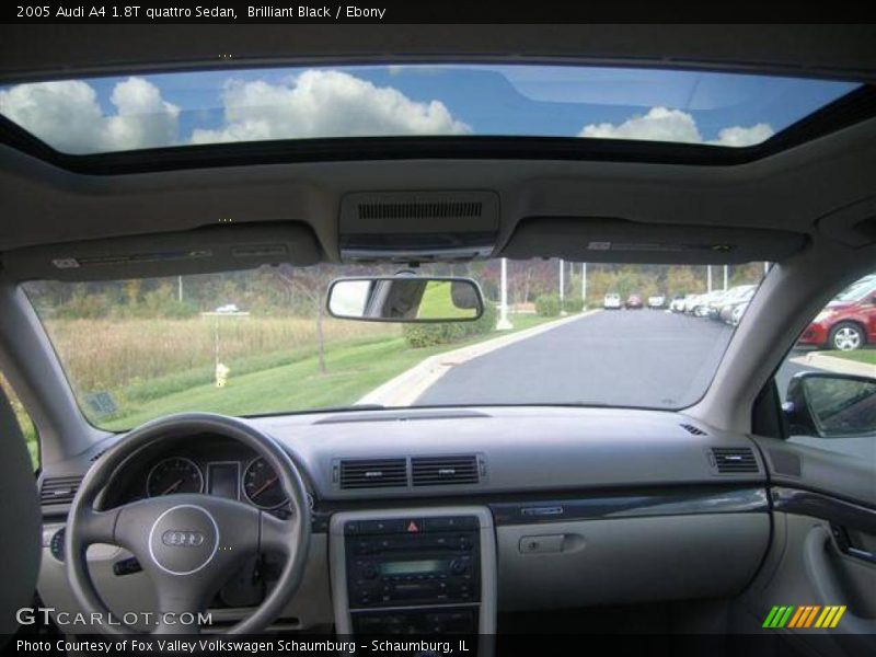 Brilliant Black / Ebony 2005 Audi A4 1.8T quattro Sedan