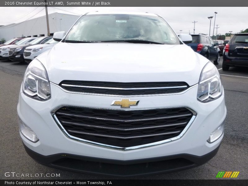 Summit White / Jet Black 2016 Chevrolet Equinox LT AWD