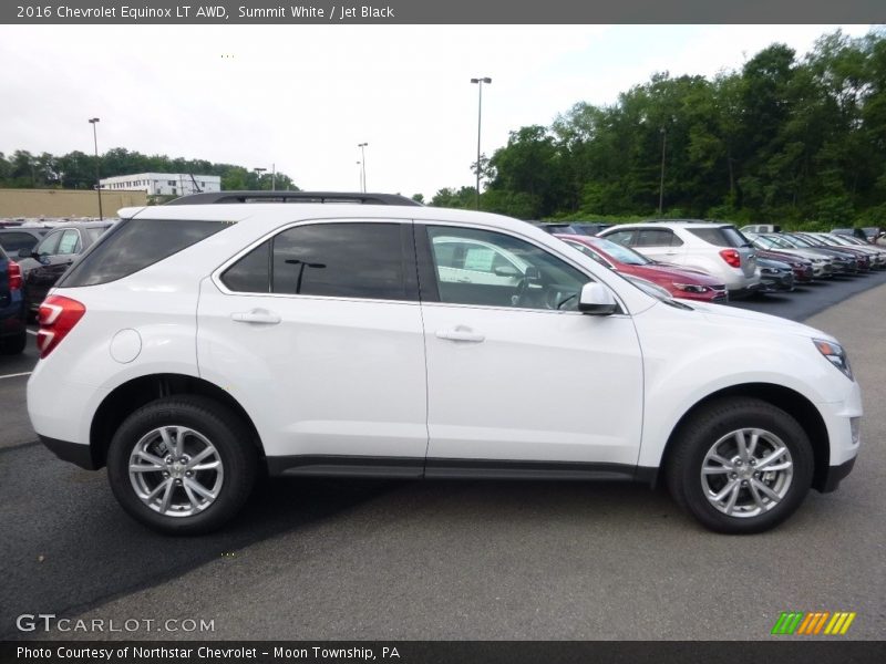 Summit White / Jet Black 2016 Chevrolet Equinox LT AWD