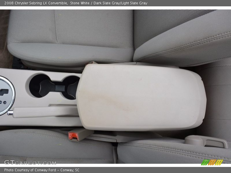 Stone White / Dark Slate Gray/Light Slate Gray 2008 Chrysler Sebring LX Convertible