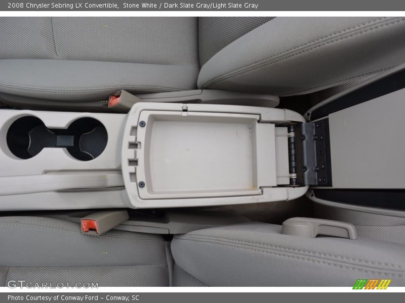 Stone White / Dark Slate Gray/Light Slate Gray 2008 Chrysler Sebring LX Convertible