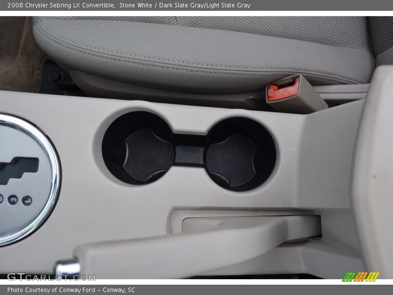 Stone White / Dark Slate Gray/Light Slate Gray 2008 Chrysler Sebring LX Convertible