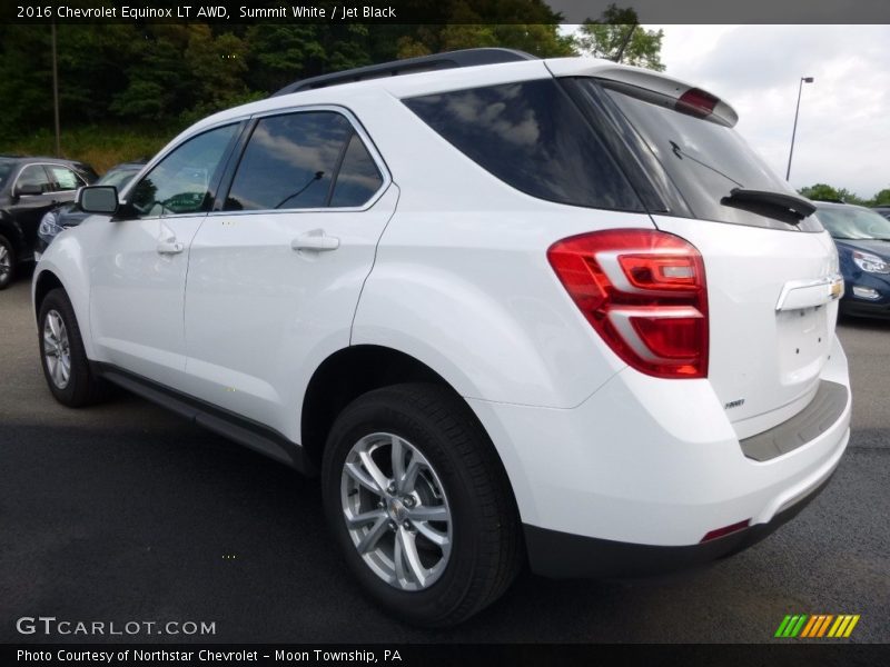 Summit White / Jet Black 2016 Chevrolet Equinox LT AWD