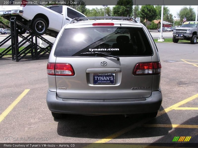 Lunar Mist Metallic / Gray 2003 Toyota Sienna CE