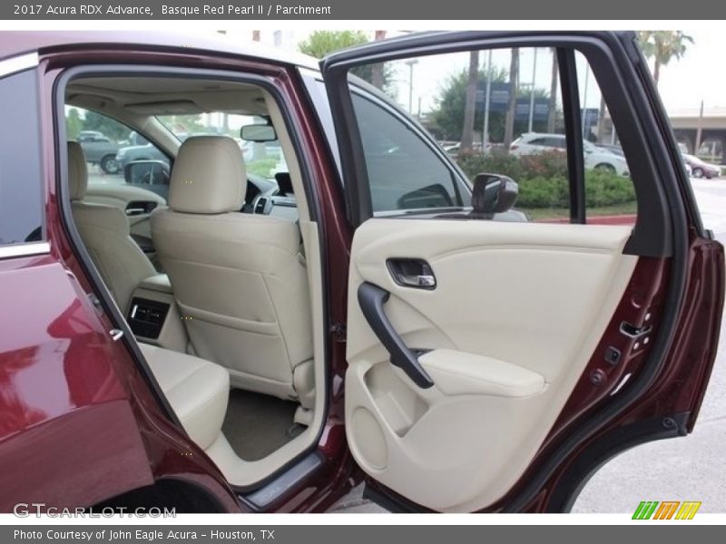 Basque Red Pearl II / Parchment 2017 Acura RDX Advance