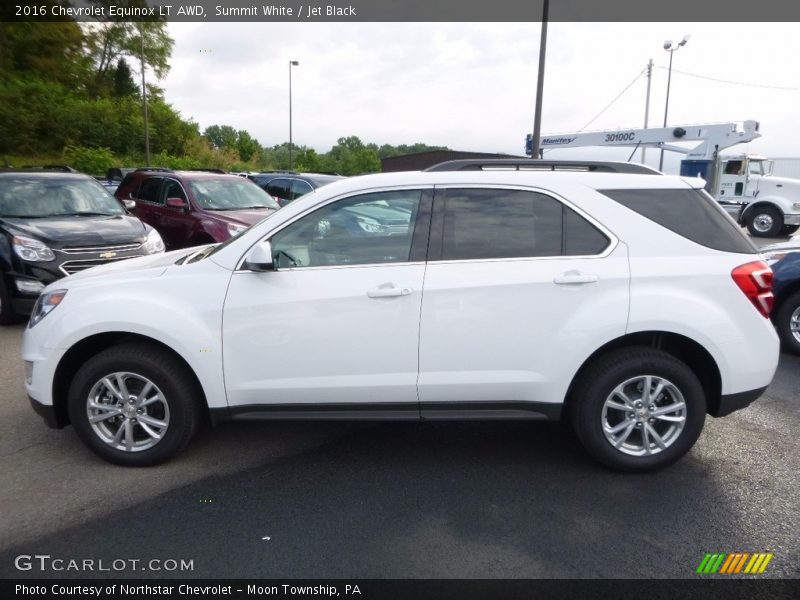 Summit White / Jet Black 2016 Chevrolet Equinox LT AWD