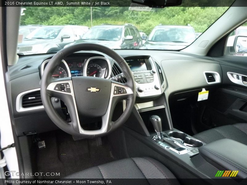 Summit White / Jet Black 2016 Chevrolet Equinox LT AWD