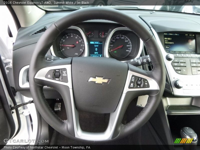 Summit White / Jet Black 2016 Chevrolet Equinox LT AWD