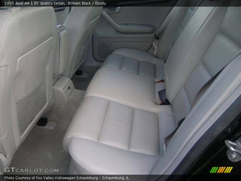 Brilliant Black / Ebony 2005 Audi A4 1.8T quattro Sedan