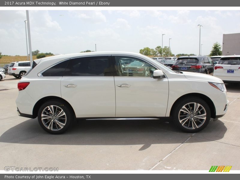 White Diamond Pearl / Ebony 2017 Acura MDX Technology