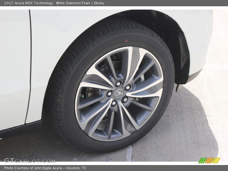 White Diamond Pearl / Ebony 2017 Acura MDX Technology