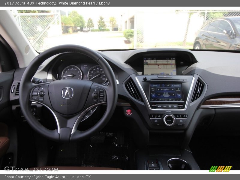 White Diamond Pearl / Ebony 2017 Acura MDX Technology
