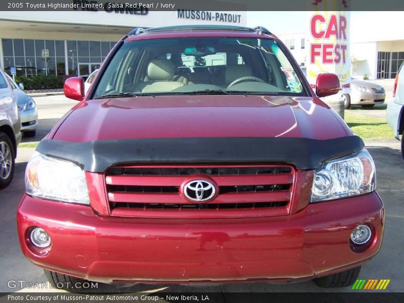 Salsa Red Pearl / Ivory 2005 Toyota Highlander Limited