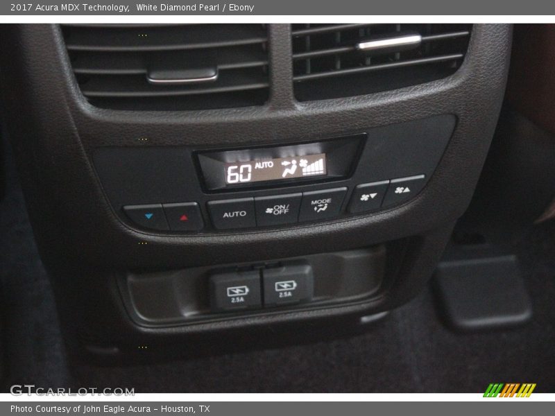White Diamond Pearl / Ebony 2017 Acura MDX Technology