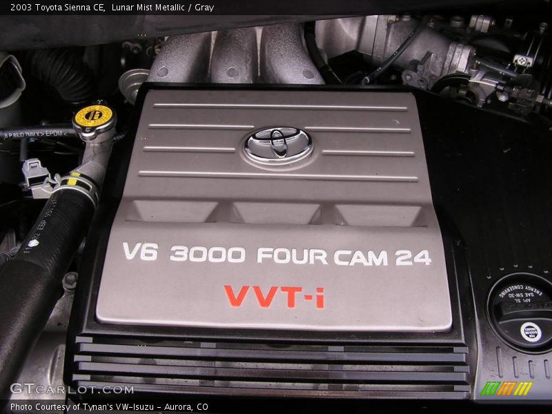 Lunar Mist Metallic / Gray 2003 Toyota Sienna CE