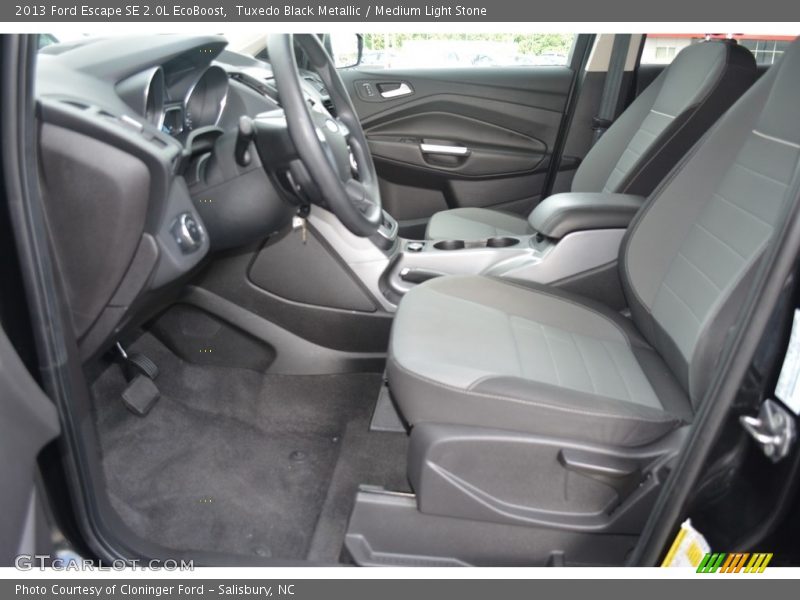 Tuxedo Black Metallic / Medium Light Stone 2013 Ford Escape SE 2.0L EcoBoost