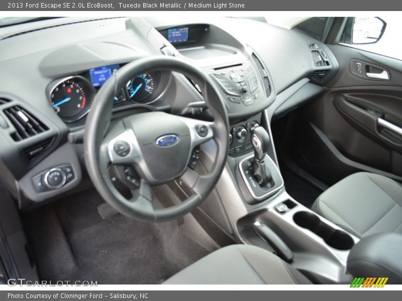 Tuxedo Black Metallic / Medium Light Stone 2013 Ford Escape SE 2.0L EcoBoost
