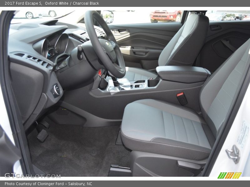Oxford White / Charcoal Black 2017 Ford Escape S
