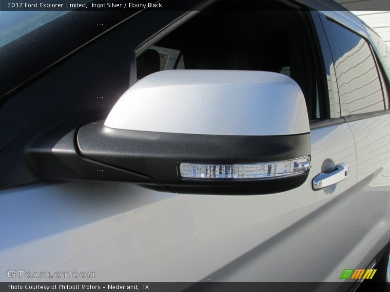 Ingot Silver / Ebony Black 2017 Ford Explorer Limited