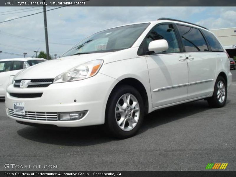 Natural White / Stone 2005 Toyota Sienna XLE