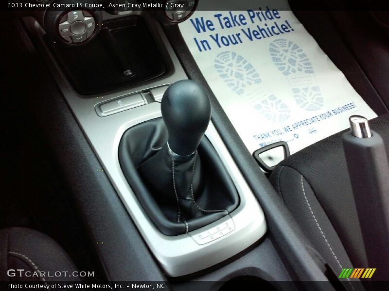 Ashen Gray Metallic / Gray 2013 Chevrolet Camaro LS Coupe