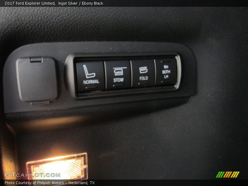 Ingot Silver / Ebony Black 2017 Ford Explorer Limited