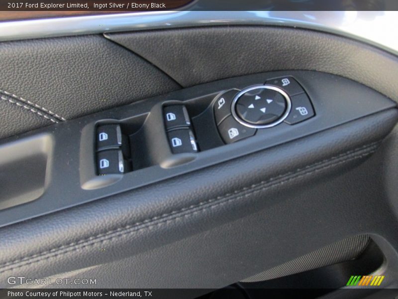 Ingot Silver / Ebony Black 2017 Ford Explorer Limited