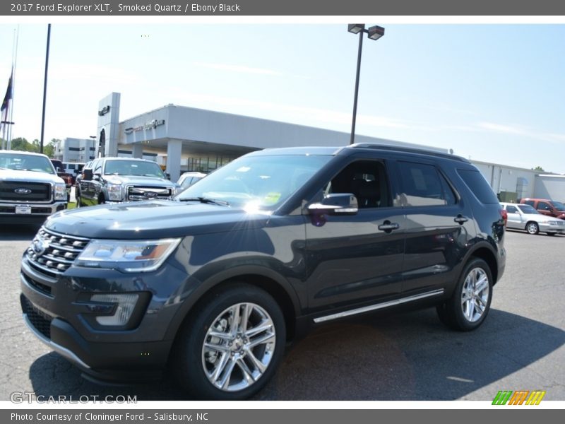 Smoked Quartz / Ebony Black 2017 Ford Explorer XLT