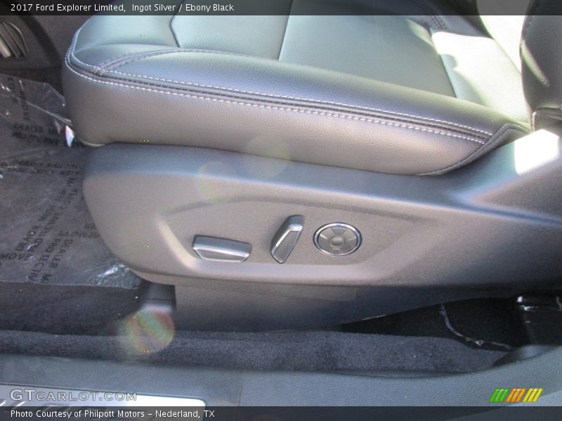 Ingot Silver / Ebony Black 2017 Ford Explorer Limited