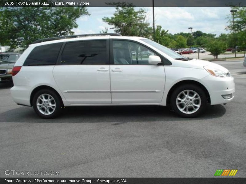 Natural White / Stone 2005 Toyota Sienna XLE