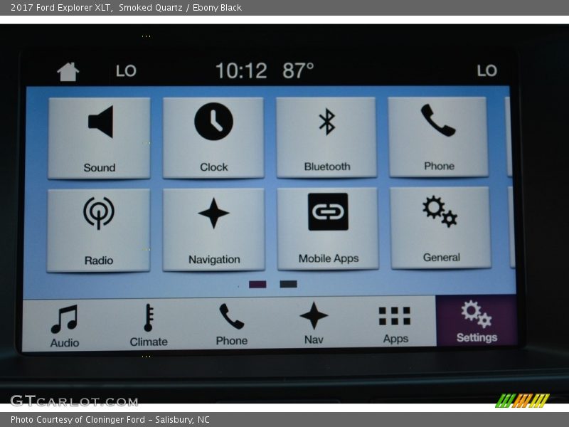 Smoked Quartz / Ebony Black 2017 Ford Explorer XLT