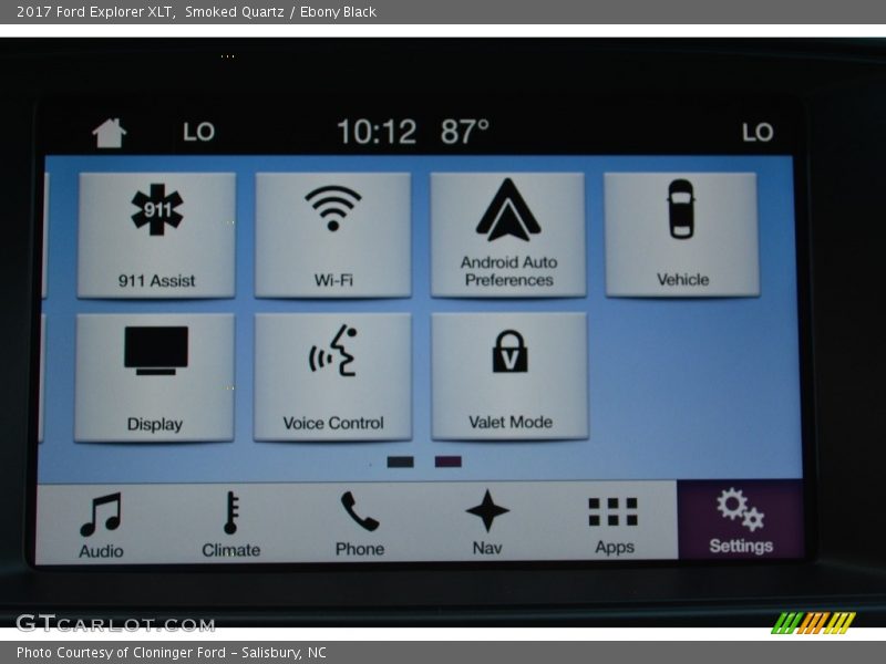 Smoked Quartz / Ebony Black 2017 Ford Explorer XLT