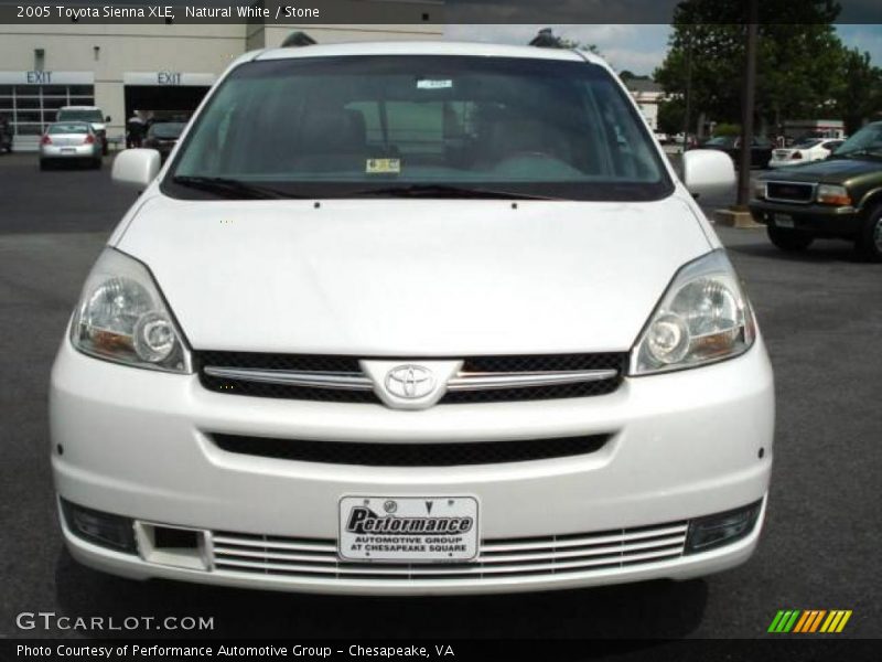 Natural White / Stone 2005 Toyota Sienna XLE