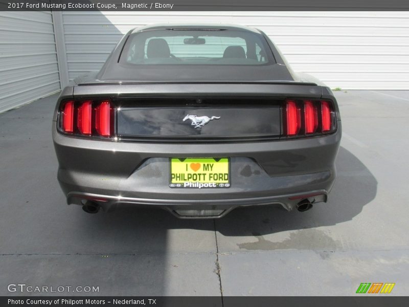 Magnetic / Ebony 2017 Ford Mustang Ecoboost Coupe