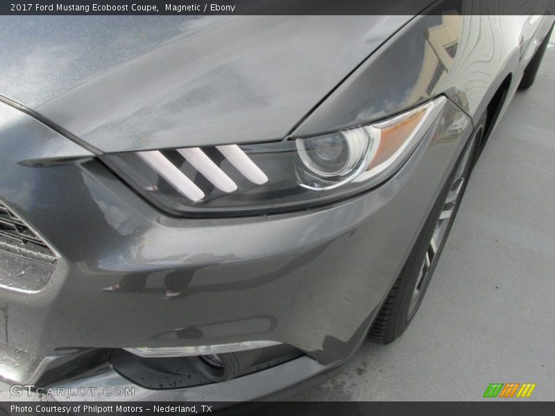 Magnetic / Ebony 2017 Ford Mustang Ecoboost Coupe