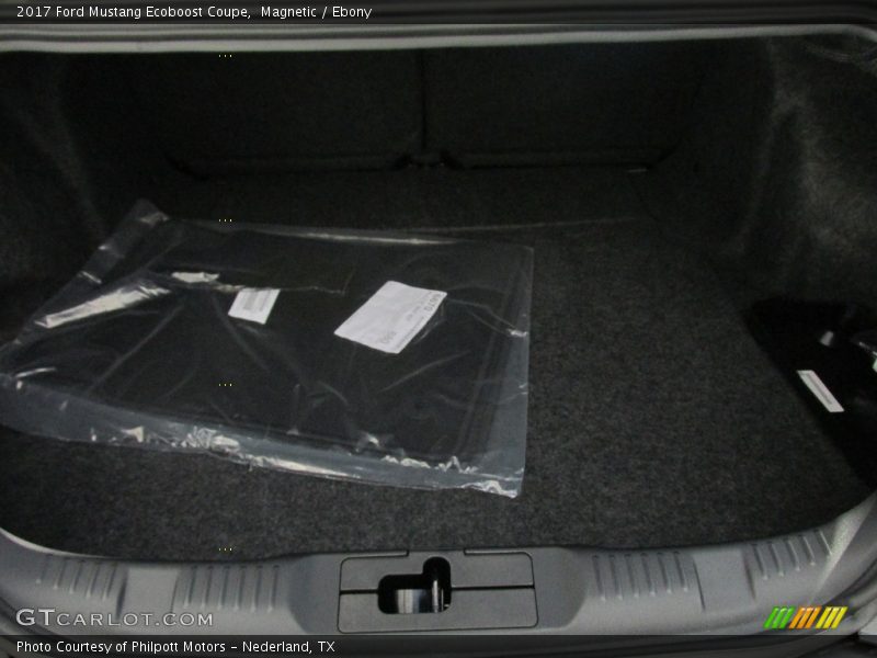  2017 Mustang Ecoboost Coupe Trunk