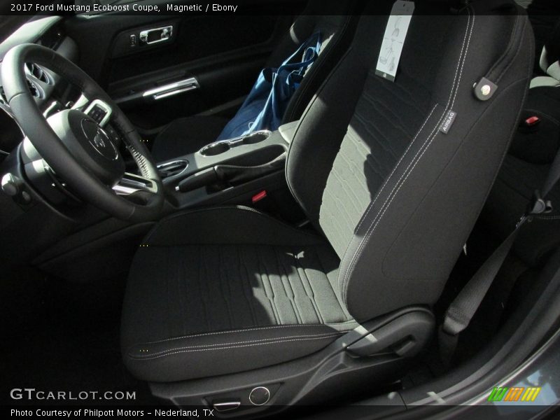 Front Seat of 2017 Mustang Ecoboost Coupe