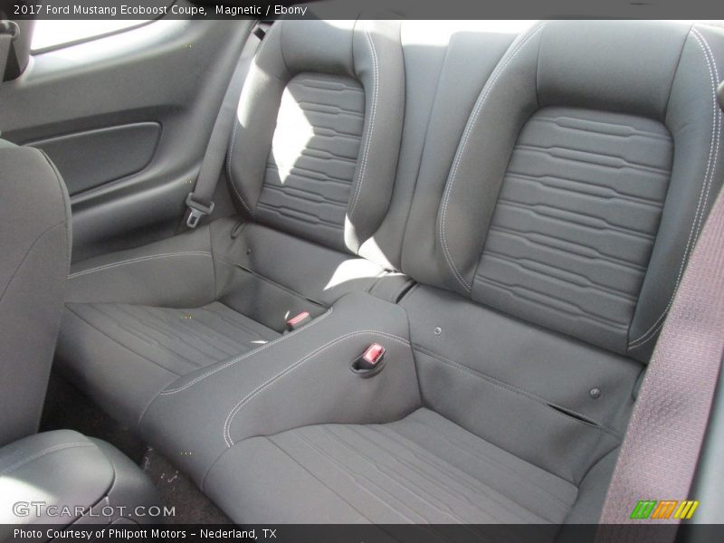 Rear Seat of 2017 Mustang Ecoboost Coupe