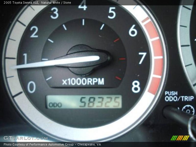 Natural White / Stone 2005 Toyota Sienna XLE