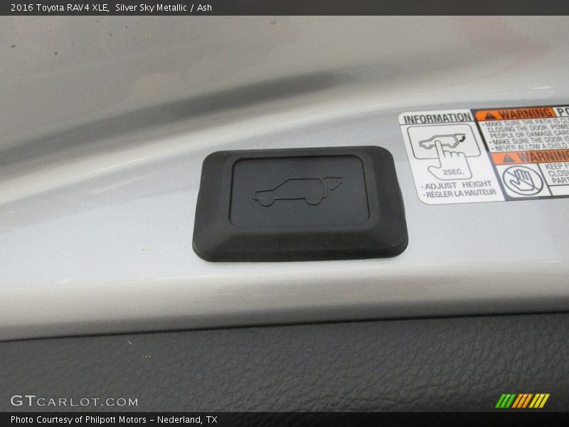 Silver Sky Metallic / Ash 2016 Toyota RAV4 XLE