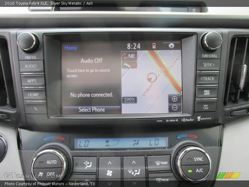 Silver Sky Metallic / Ash 2016 Toyota RAV4 XLE