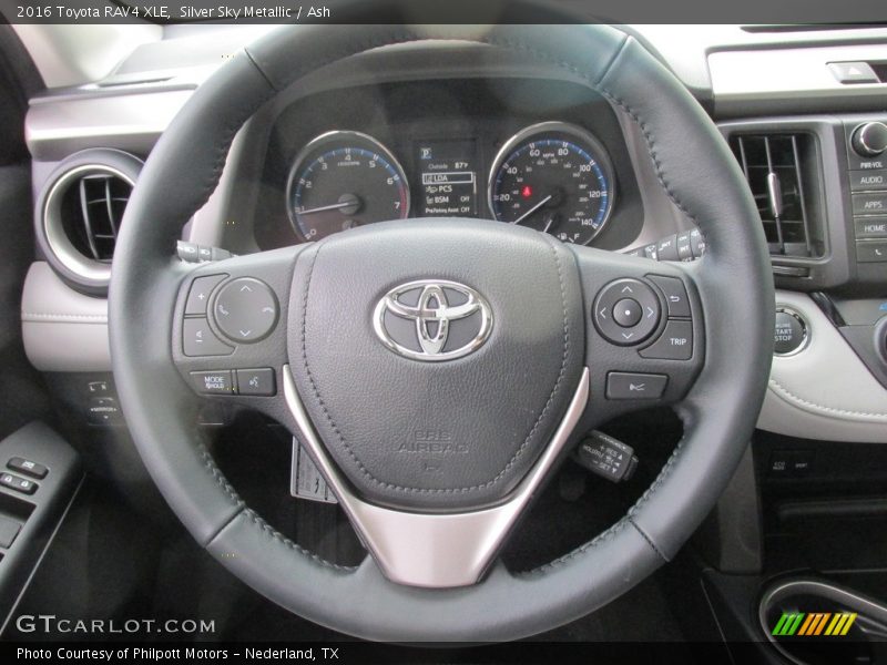 Silver Sky Metallic / Ash 2016 Toyota RAV4 XLE