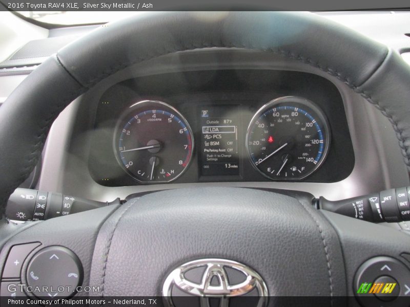 Silver Sky Metallic / Ash 2016 Toyota RAV4 XLE