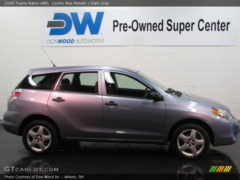 Cosmic Blue Metallic / Dark Gray 2006 Toyota Matrix AWD