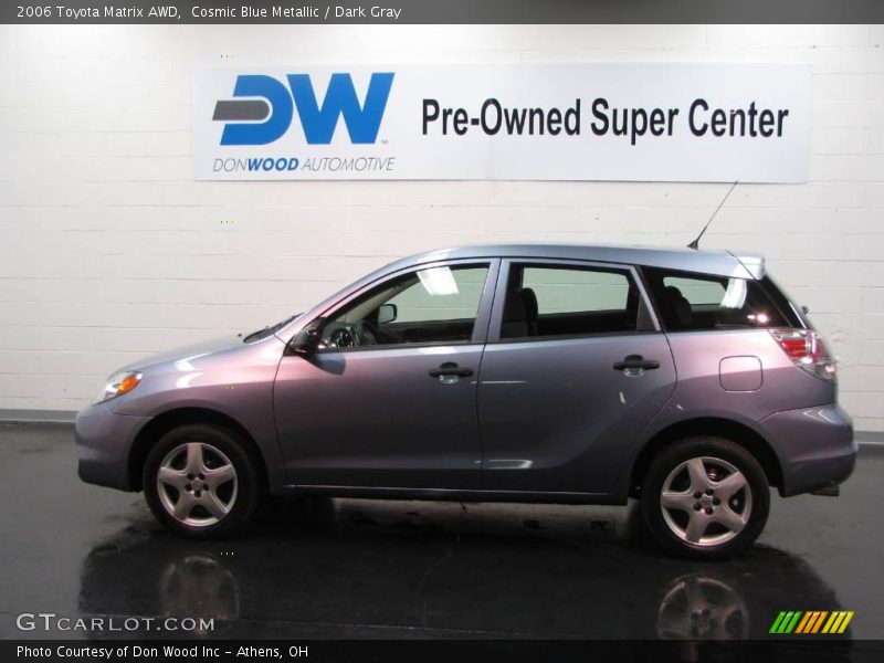 Cosmic Blue Metallic / Dark Gray 2006 Toyota Matrix AWD