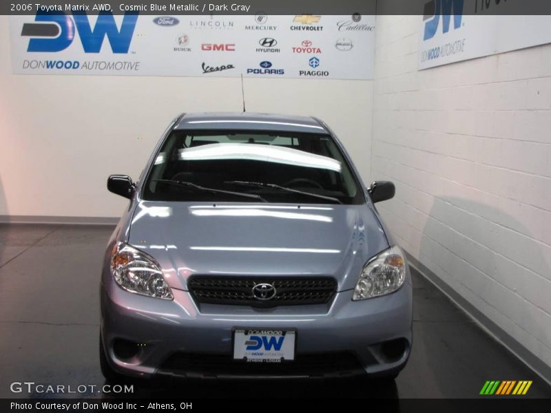 Cosmic Blue Metallic / Dark Gray 2006 Toyota Matrix AWD