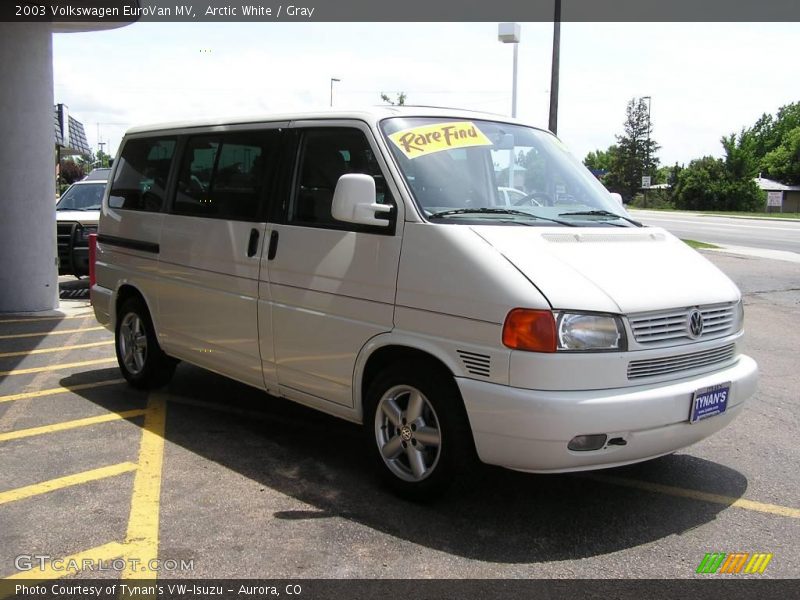 Arctic White / Gray 2003 Volkswagen EuroVan MV