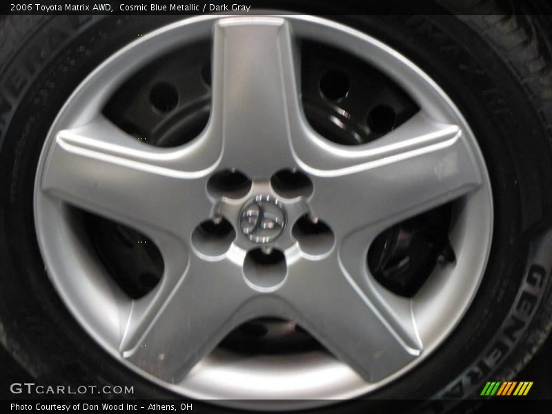 Cosmic Blue Metallic / Dark Gray 2006 Toyota Matrix AWD